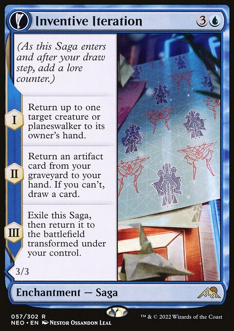 Inventive Iteration // Living Breakthrough [Kamigawa: Neon Dynasty]