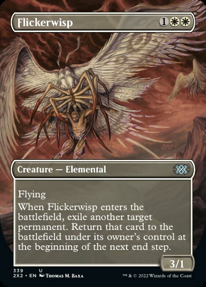 Flickerwisp (Borderless Alternate Art) [Double Masters 2022]