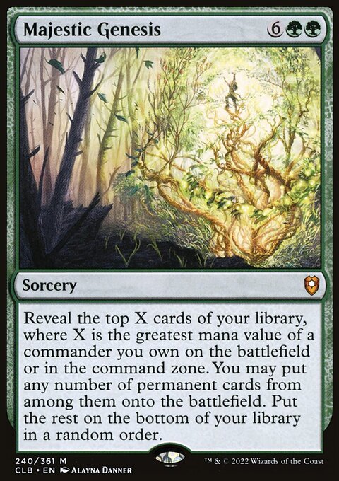 Majestic Genesis [Commander Legends: Battle for Baldur's Gate]