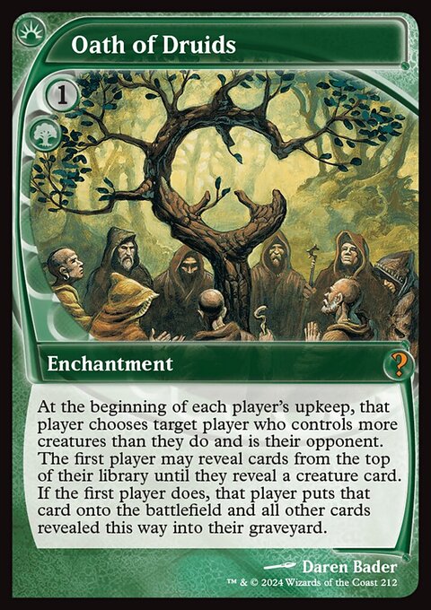Oath of Druids (Future Sight) [Mystery Booster 2]