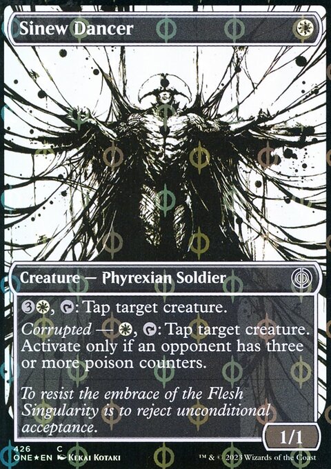 Sinew Dancer (Showcase Ichor Step-and-Compleat Foil) [Phyrexia: All Will Be One]