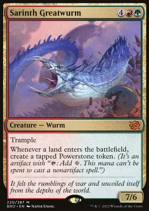 Sarinth Greatwurm [The Brothers' War]