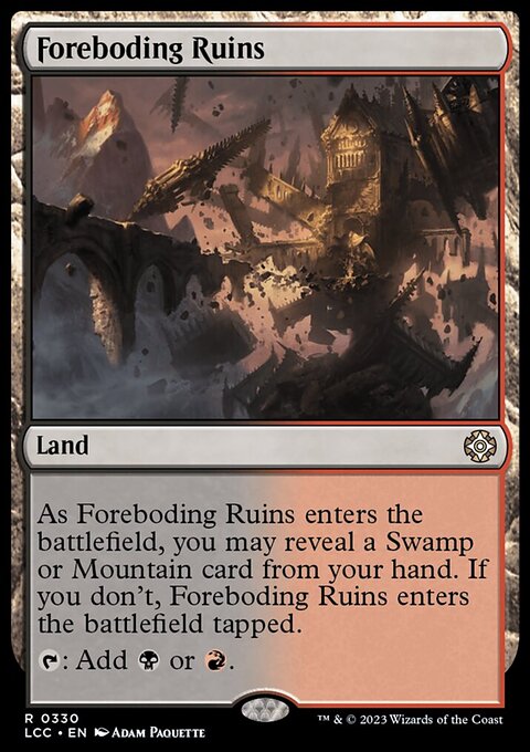 Foreboding Ruins [The Lost Caverns of Ixalan Commander]