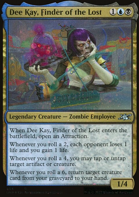 Dee Kay, Finder of the Lost (Galaxy Foil) [Unfinity]