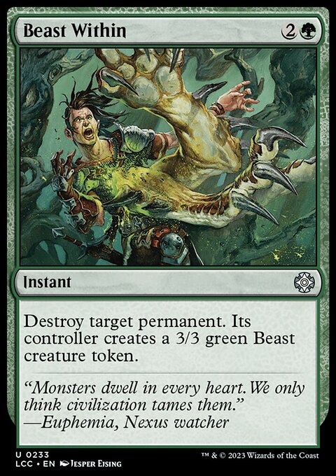Beast Within [The Lost Caverns of Ixalan Commander]