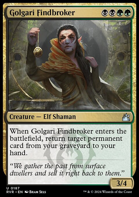 Golgari Findbroker [Ravnica Remastered]