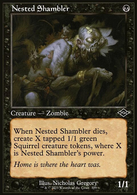 Nested Shambler (Retro Foil Etched) [Modern Horizons 2]