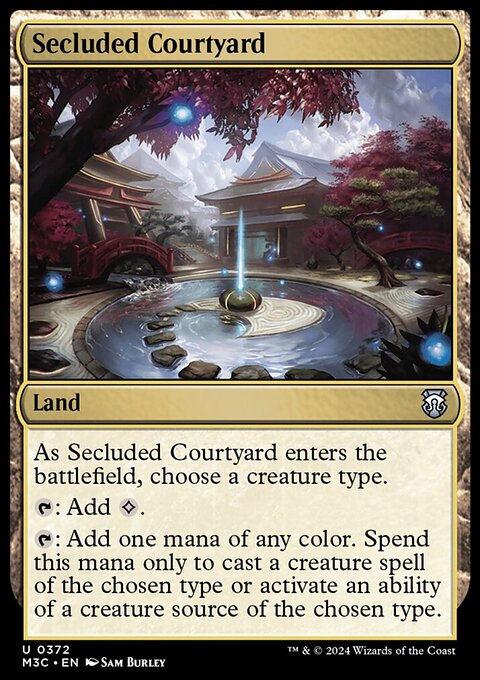 Secluded Courtyard [Modern Horizons 3 Commander]