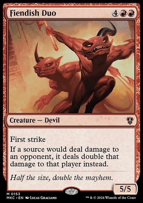 Fiendish Duo [Murders at Karlov Manor Commander]