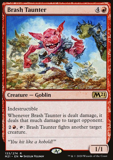 Brash Taunter [Core Set 2021]