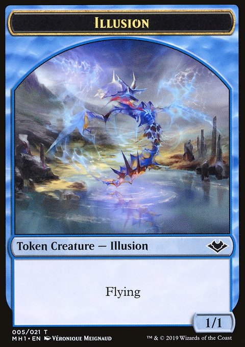 Illusion (005) // Elemental (009) Double-Sided Token [Modern Horizons Tokens]