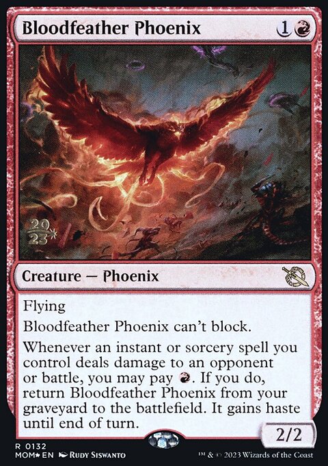 Bloodfeather Phoenix [March of the Machine Prerelease Promos]