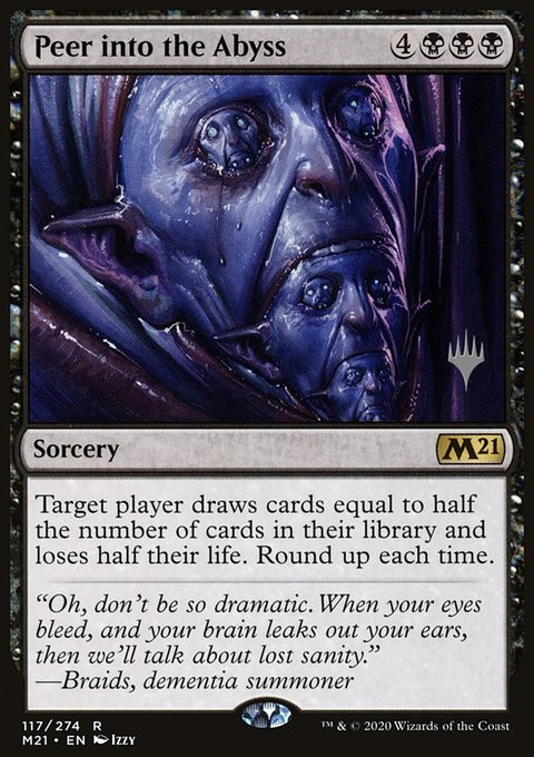 Peer into the Abyss (Promo Pack) [Core Set 2021 Promos]
