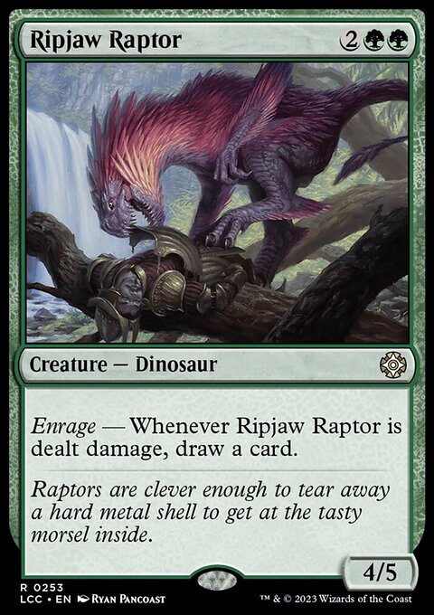 Ripjaw Raptor [The Lost Caverns of Ixalan Commander]
