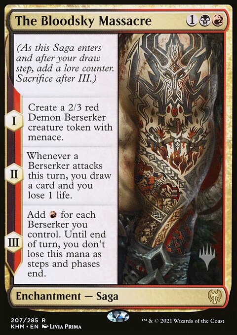 The Bloodsky Massacre (Promo Pack) [Kaldheim Promos]