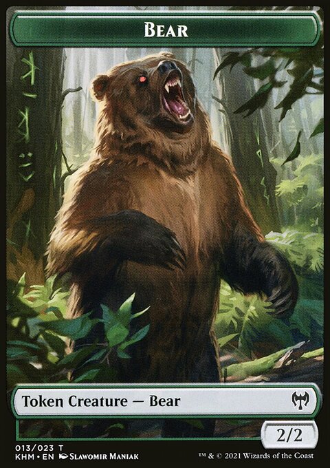 Bear Token [Kaldheim Tokens]