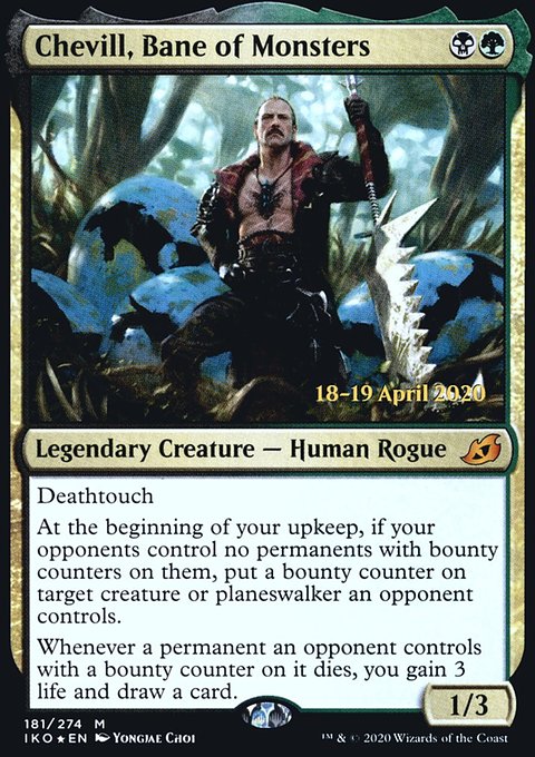 Chevill, Bane of Monsters [Ikoria: Lair of Behemoths Prerelease Promos]