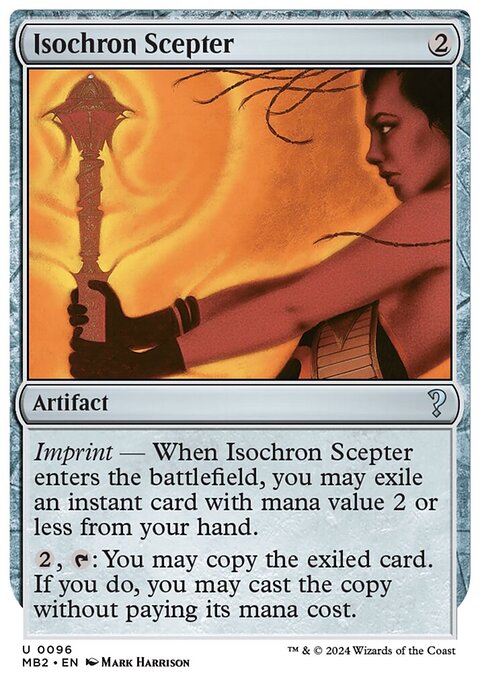 Isochron Scepter (White Border) [Mystery Booster 2]