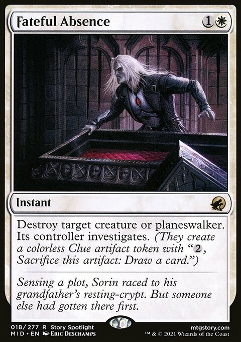Fateful Absence [Innistrad: Midnight Hunt]