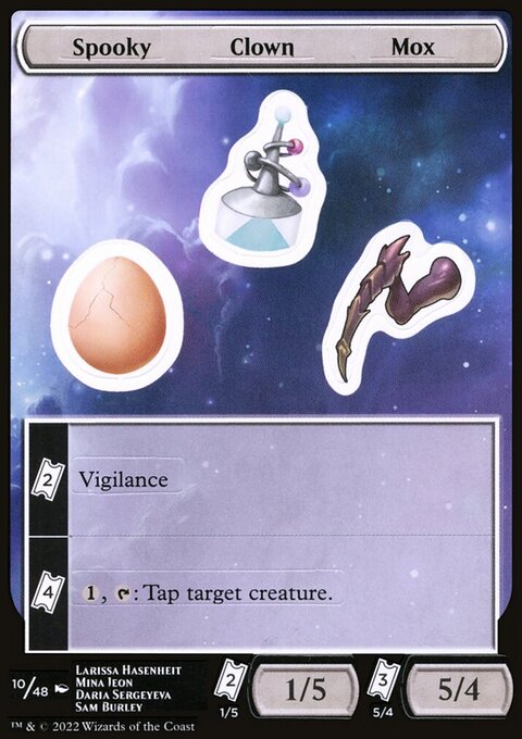 Spooky Clown Mox [Unfinity Stickers]