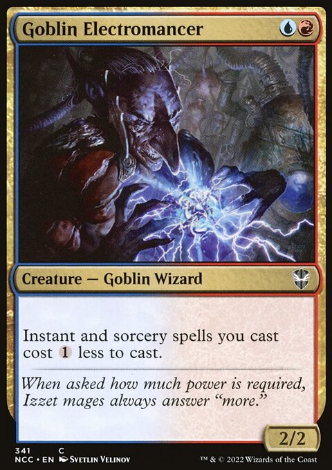 Goblin Electromancer [Streets of New Capenna Commander]
