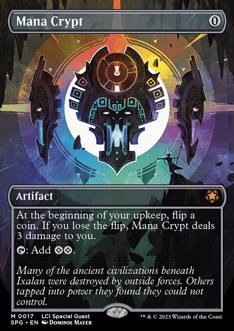 Mana Crypt (Borderless) [The Lost Caverns of Ixalan Special Guests]