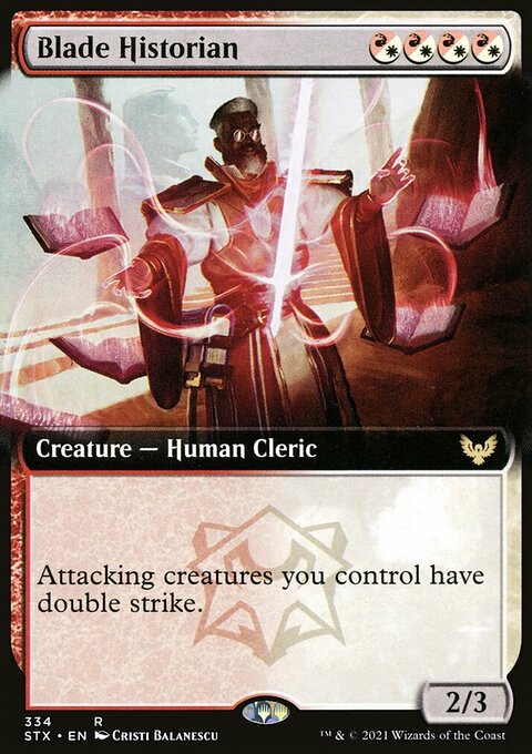Blade Historian (Extended Art) [Strixhaven: School of Mages]