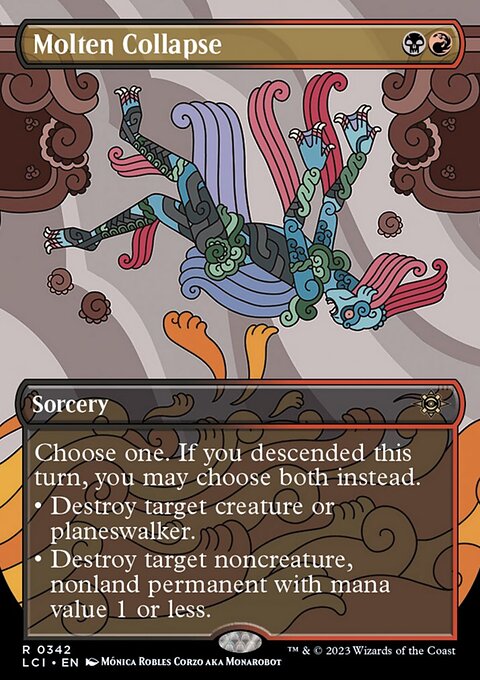 Molten Collapse (Borderless) [The Lost Caverns of Ixalan]