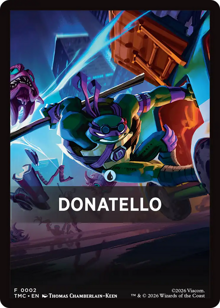 Donatello Theme Card [Teenage Mutant Ninja Turtles Commander Tokens]