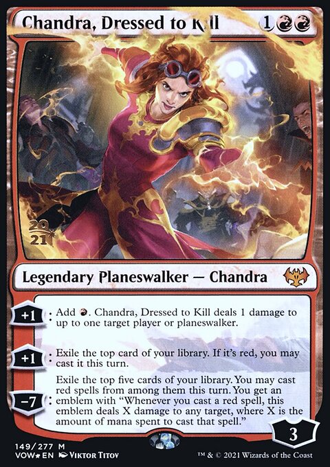 Chandra, Dressed to Kill [Innistrad: Crimson Vow Prerelease Promos]