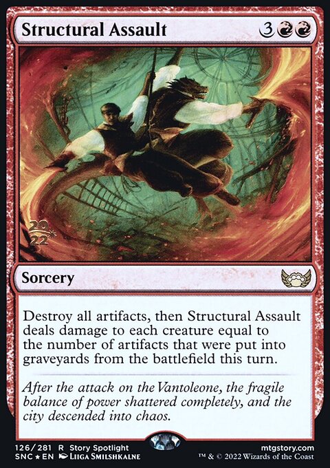 Structural Assault [Streets of New Capenna Prerelease Promos]