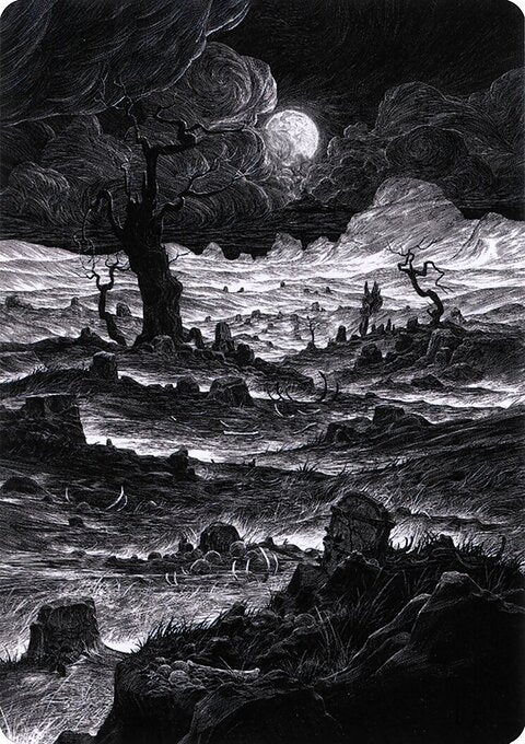 Plains 1 Art Card [Innistrad: Crimson Vow Art Series]