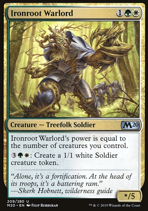 Ironroot Warlord [Core Set 2020]