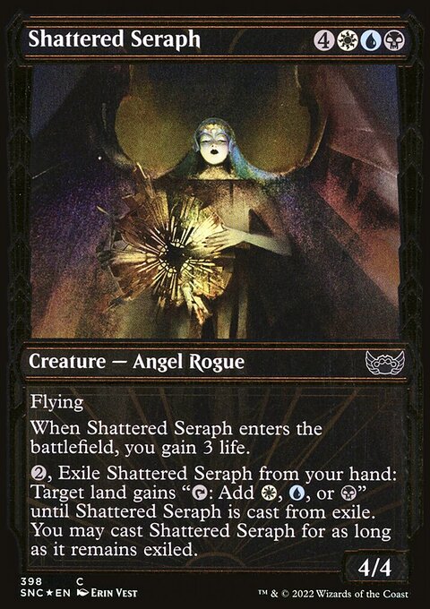 Shattered Seraph (Showcase Golden Age Gilded Foil) [Streets of New Capenna]