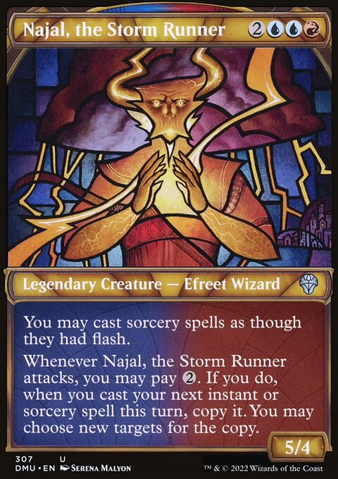 Najal, the Storm Runner (Showcase) [Dominaria United]