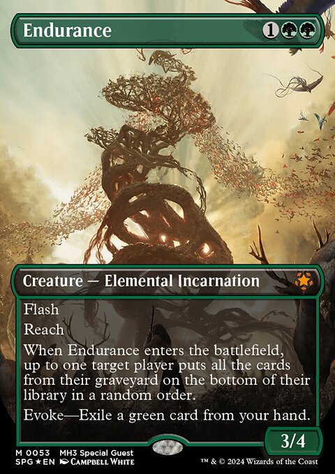 Endurance (Borderless) (Textured Foil) [Modern Horizons 3 Special Guests]