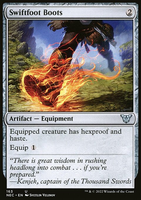 Swiftfoot Boots [Kamigawa: Neon Dynasty Commander]