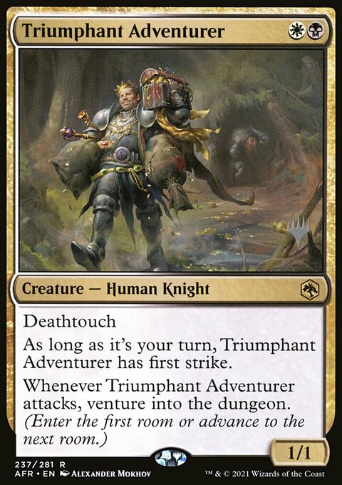 Triumphant Adventurer (Promo Pack) [Dungeons & Dragons: Adventures in the Forgotten Realms Promos]