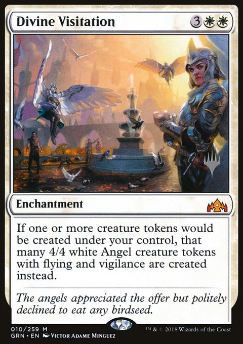 Divine Visitation (Promo Pack) [Guilds of Ravnica Promos]