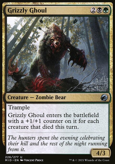 Grizzly Ghoul [Innistrad: Midnight Hunt]