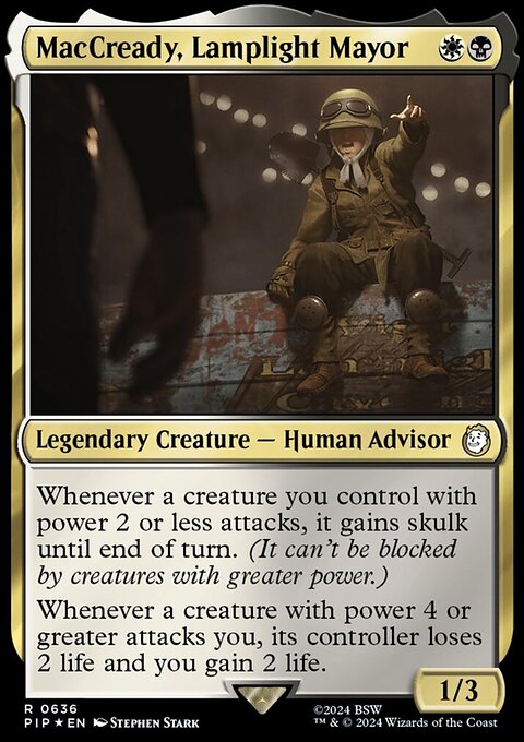 MacCready, Lamplight Mayor (Surge Foil) [Fallout]