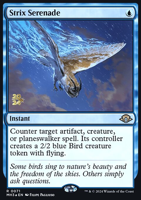Strix Serenade [Modern Horizons 3 Prerelease Promos]