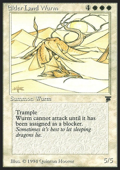 Elder Land Wurm [Legends]