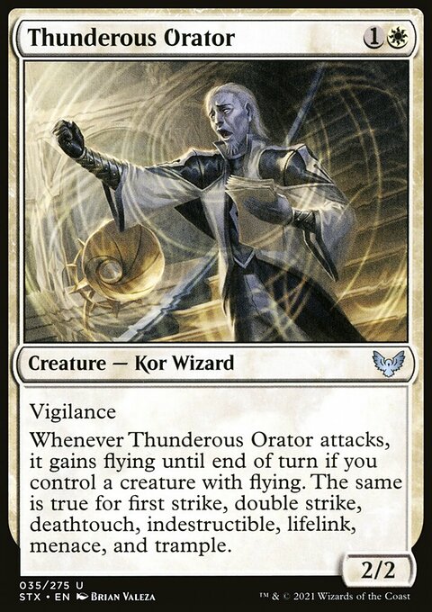 Thunderous Orator [Strixhaven: School of Mages]