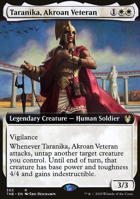 Taranika, Akroan Veteran (Extended Art) [Theros Beyond Death]