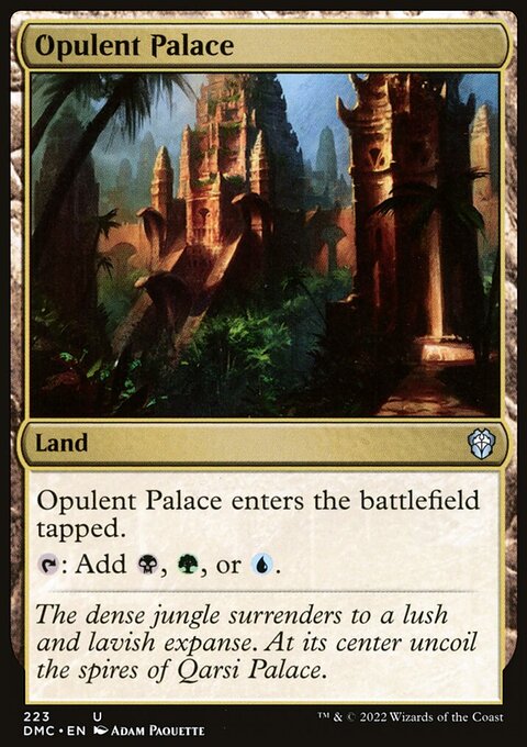 Opulent Palace [Dominaria United Commander]