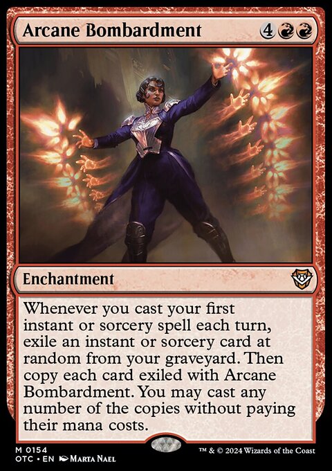 Arcane Bombardment [Outlaws of Thunder Junction Commander]