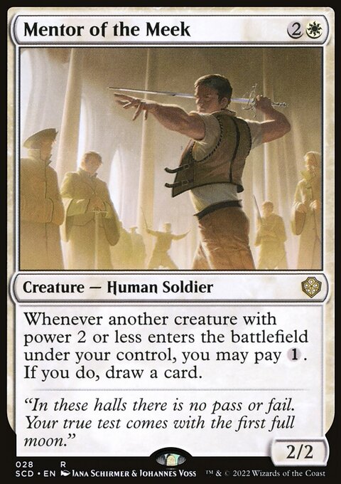 Mentor of the Meek [Starter Commander Decks]