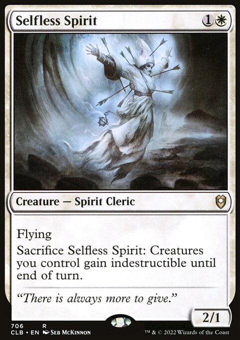 Selfless Spirit [Commander Legends: Battle for Baldur's Gate]