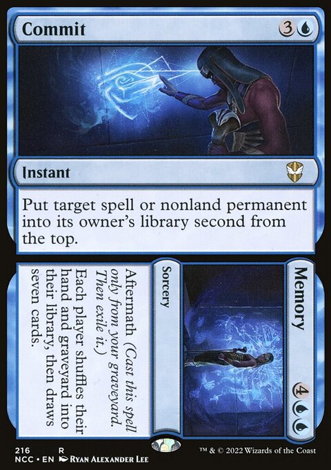 Commit // Memory [Streets of New Capenna Commander]